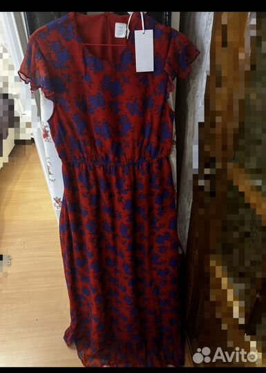 Платье длинное без рукав