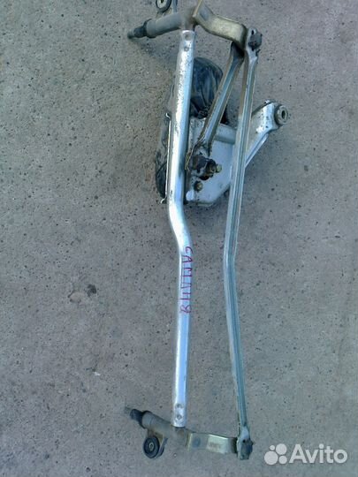 Трапеция дворников в сборе с мотором Саманд