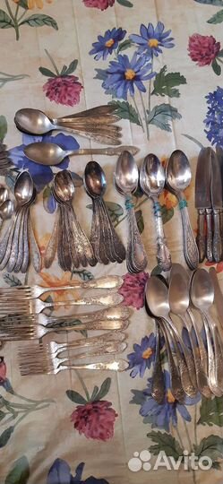 Столовые приборы из мельхиора