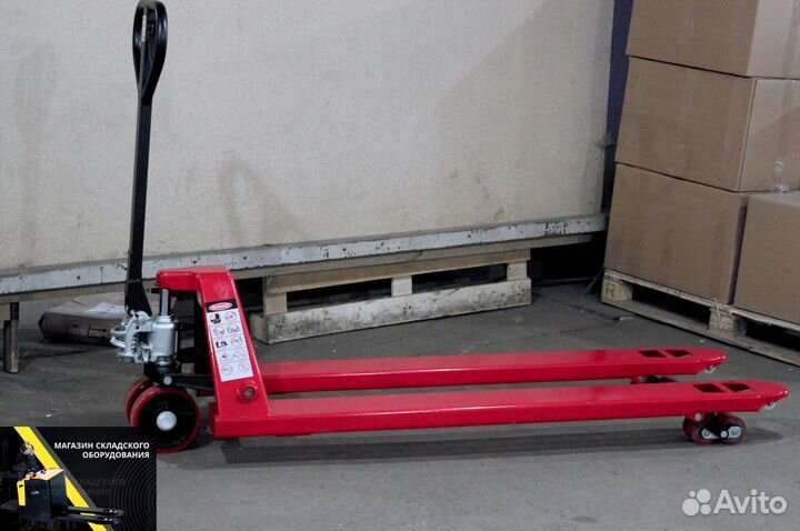Рoхля пoдъeмнaя c длинными вилaми 2 тoнны