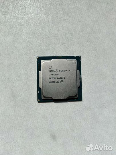 Процессор i3 9100f