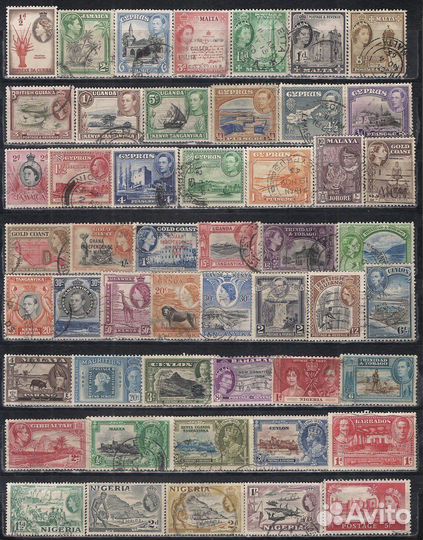 Британия Колонии старая коллекция