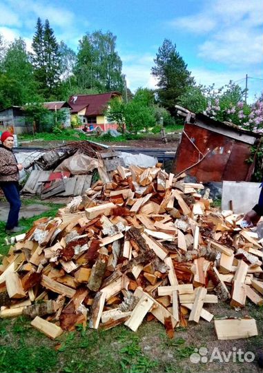 Дрова колотые