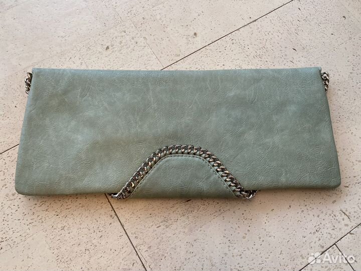 Клатч elisabetta franchi, celyn b мятного цвета