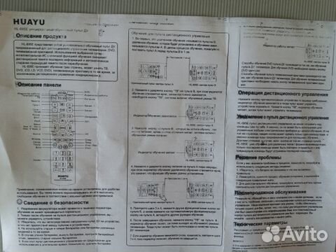 Пульт новый универсальный