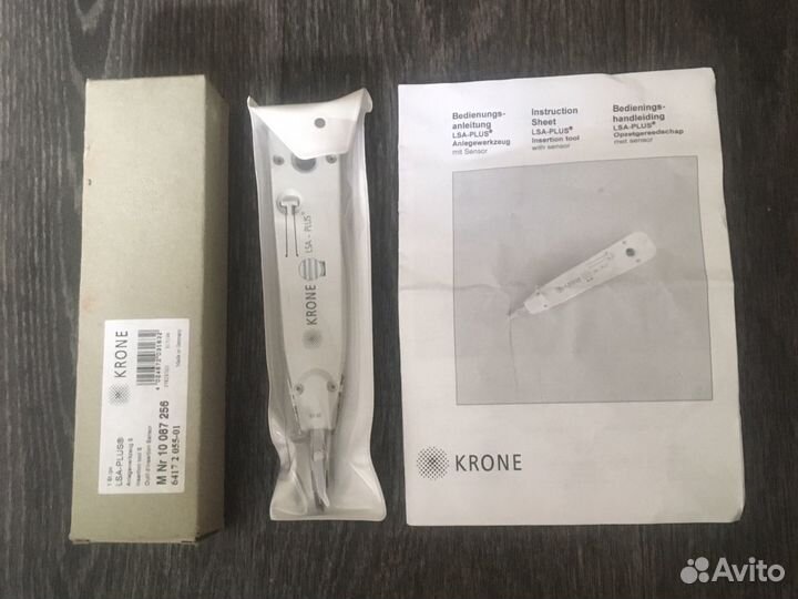 Krone LSA-plus кроссировочный инструмент