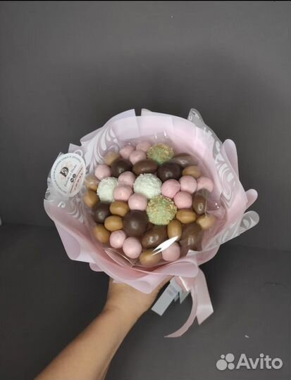 Букеты из зефира. Съедобный букет