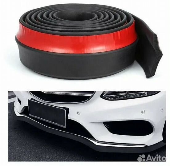 Губа на передний бампер Samurai