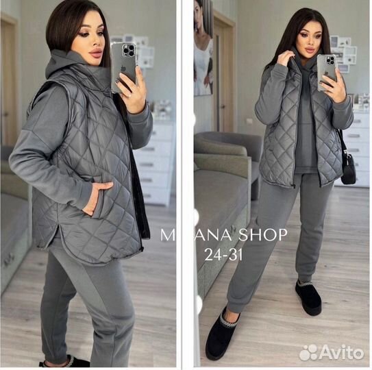 Костюм тройка женский от 48 до 58