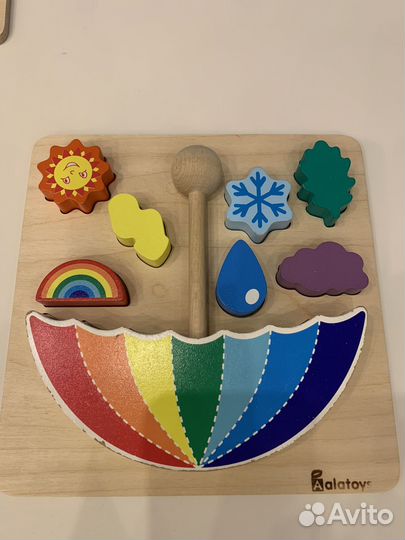 Деревянные пазлы Alatoys, Лесная мастерская