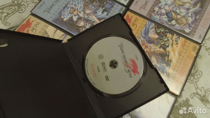 DVD «Таинственная игра» 12 шт. Вся серия. Аниме