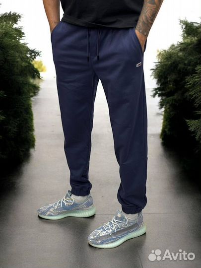 Спортивные штаны на манжете Tommy Hilfiger синие