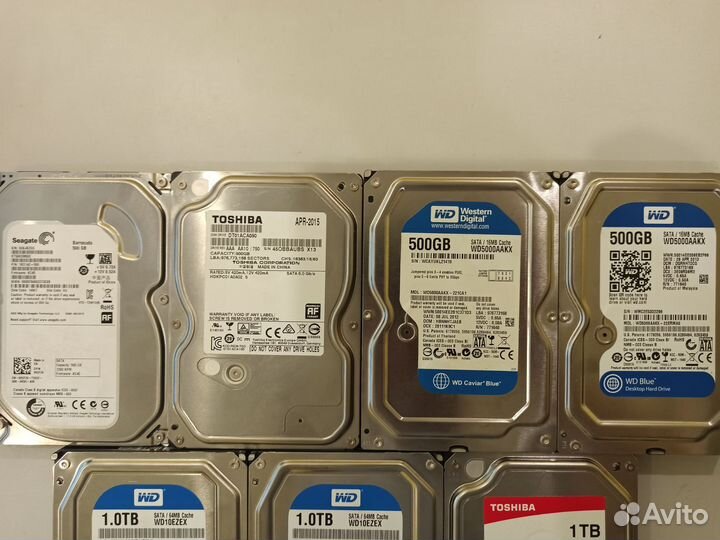 Жесткие диски SATA HDD 3.5 500GB 1TB 2TB