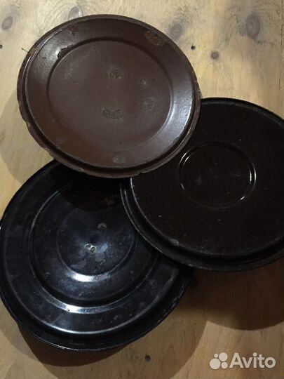 Крышки эмалированные,ссср, разные, б/у