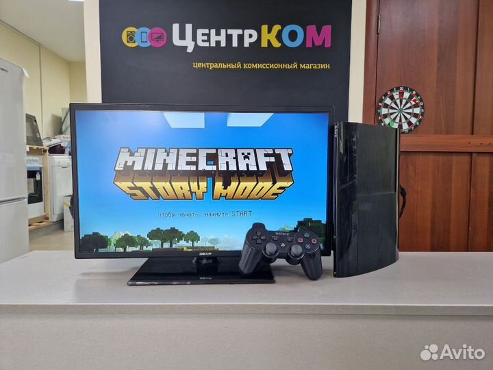 Прошитая PlayStation 3 SuperSlim 500GB с играми