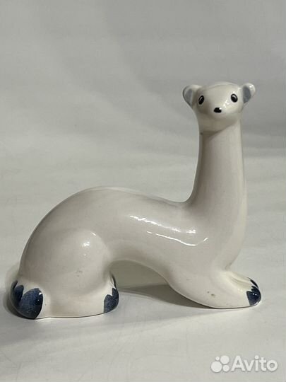 Статуэтка фарфор СССР зик Конаково Ласка