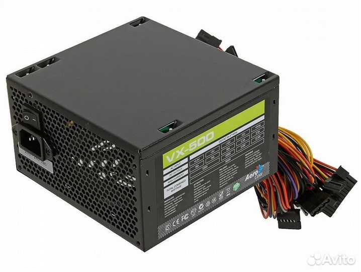 Блок питания aerocool vx plus 500w