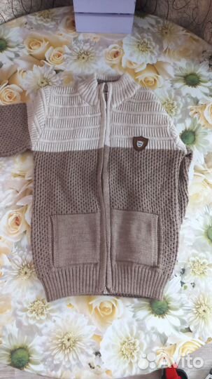 Новая кофта для мальчика р.122