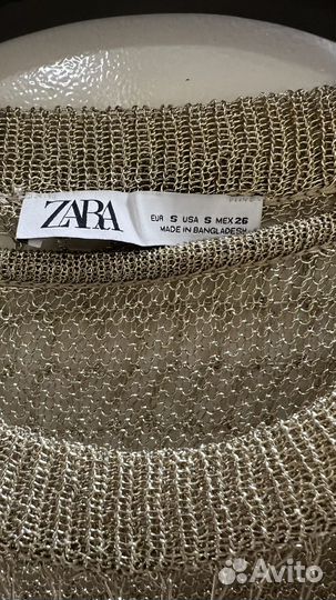 Платье zara s новое