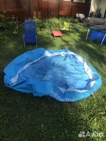 Надувной круглый бассейн бу
