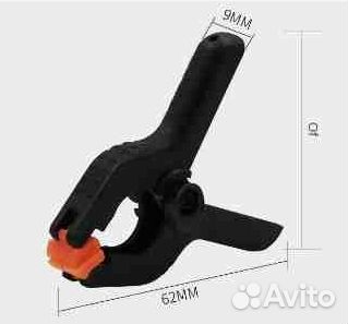 Зажимы пластиковые пружинные