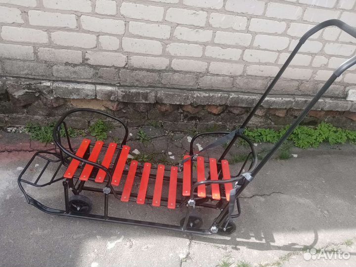 Санки двухместные
