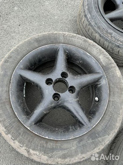 Литые диски r14 ваз, с резиной