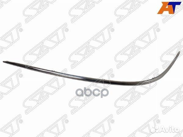 Молдинг бампера mercedes W220 02-05 LH хром STM