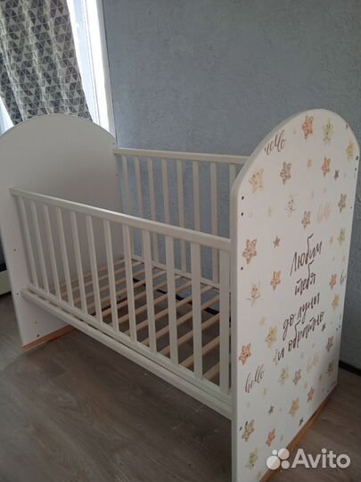 Кроватка-качалка детская