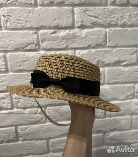Шляпа соломенная новая