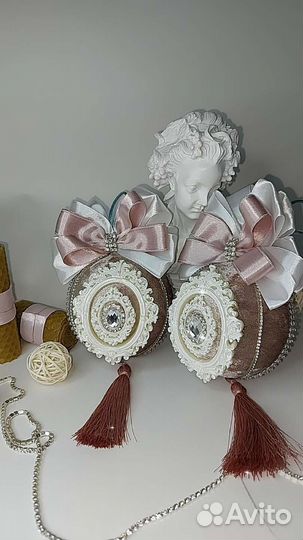 Елочные игрушки ручной работы