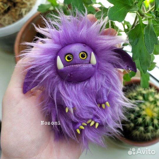 Монстрик Гарри (игрушка ручной работы)