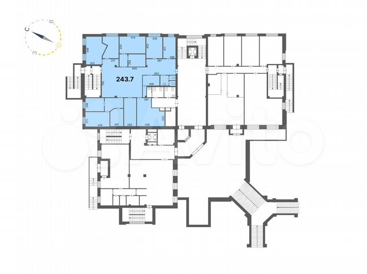 Офис в центре 243,7 м с ндс