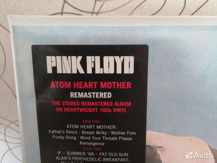 Винил pink floyd. atom heart mother