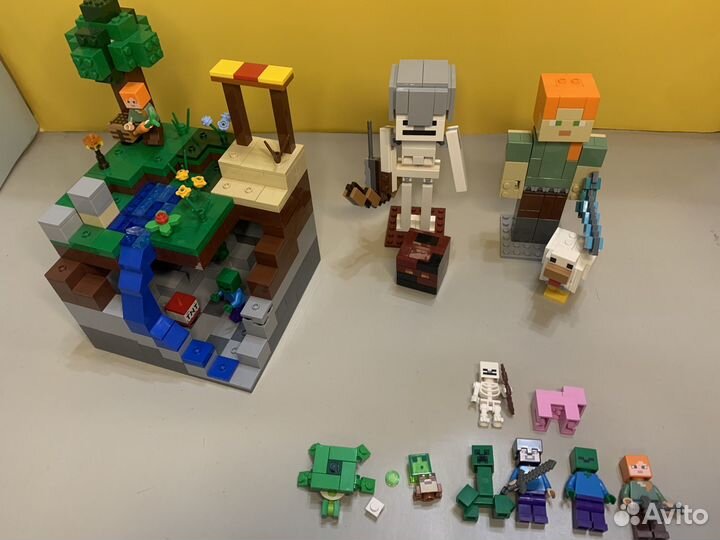 Lego minecraft минифигурки наборы