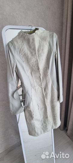 Кожаный плащ женский натуральная кожа