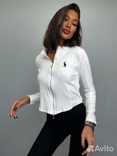 Лонгслив на молнии polo ralph lauren