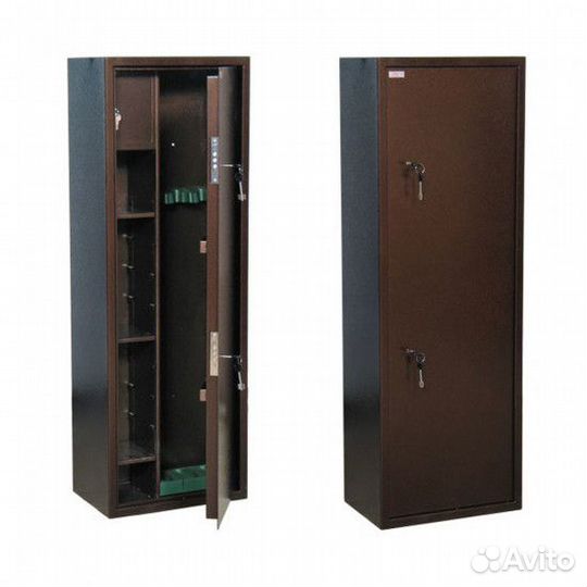 Сейф оружейный ко-032Т, 3 ствола, 1250*430*280 мм