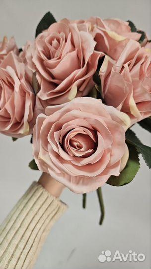 Розы-искусственные шёлковые букет