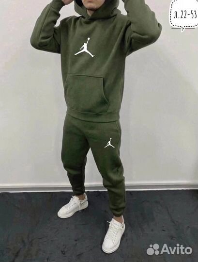 Мужской спортивный костюм Jordan флисовый