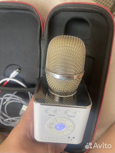 Беспроводной bluetooth караоке микрофон Tosing 04