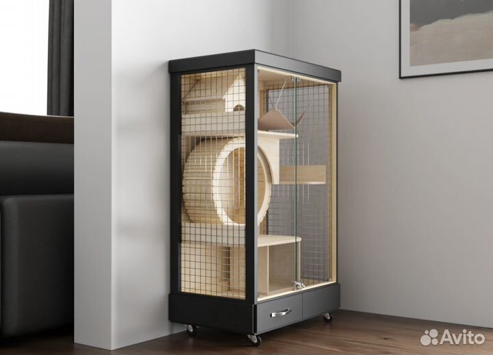 Клетка Витрина для шиншилл дегу белок грызунов Р2