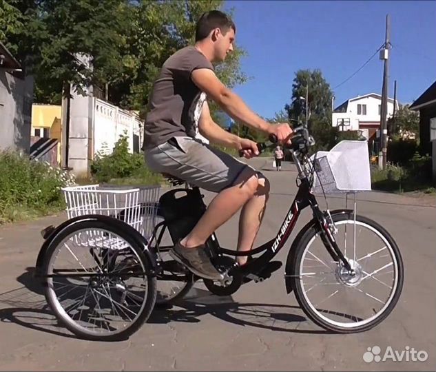 Электровелосипед взрослый трехколесный IB-3 24