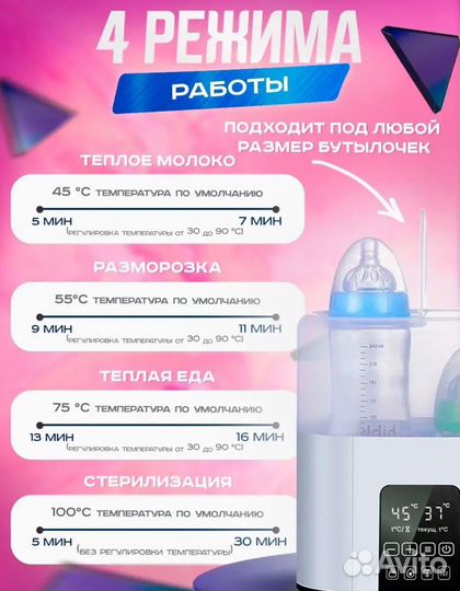 Подогреватель для бутылочек / стерилизатор