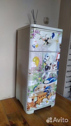 Комод детский для игрушек пластиковый бу