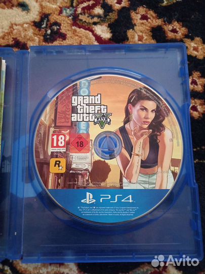 Диск на PS4 Grand theft auto 5