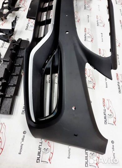 Бампер в стиле C63 AMG на C-Class W205 Рест