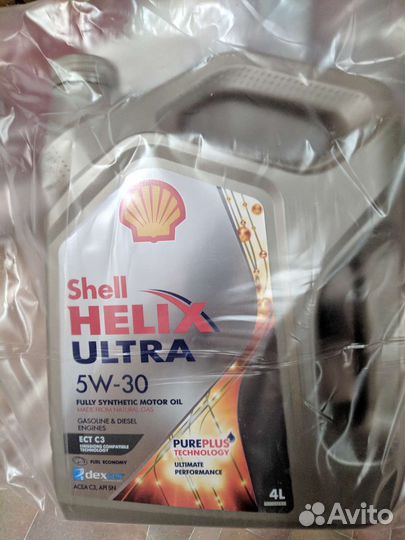 Масло shell helix ultra 5w30