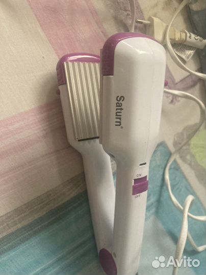Утюжок с насадкой гофре