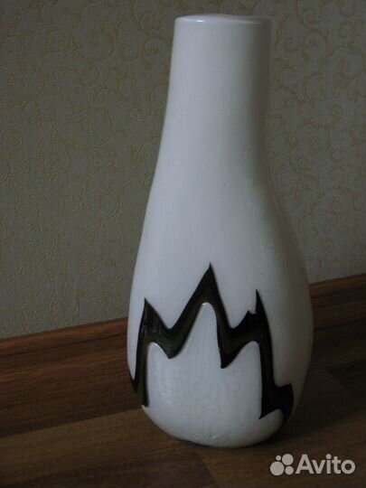 Ваза муранское стекло СССР высота 37 см